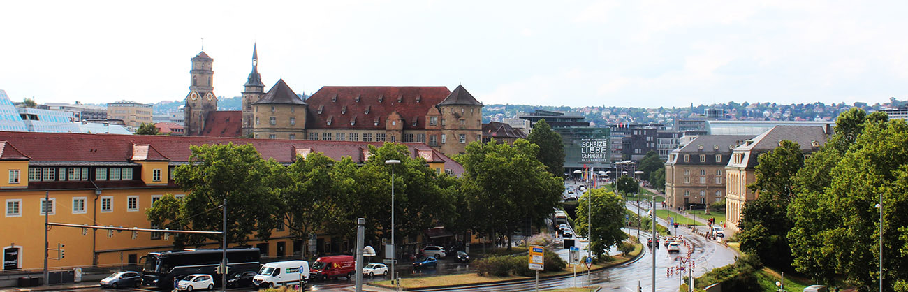panoramic view from Stuttgart City Center